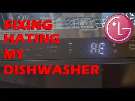 How to Quickly Clear the LG Dishwasher AE Error。